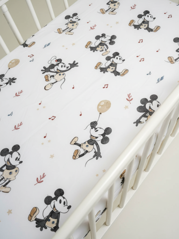 Prześcieradło na gumkę Myszka Mickey